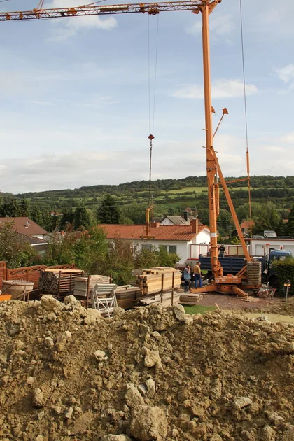 Fundamenterder Anlieferung
